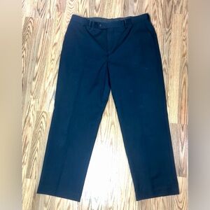 Black Brown 1826 Classic Fit Wool Dress Pants Men's Size 40X30 Navy Trousers